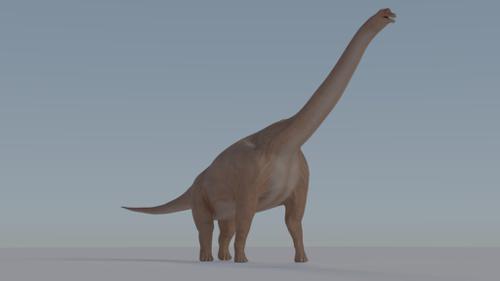 Brachiosaurus-Cycles-Rigged preview image